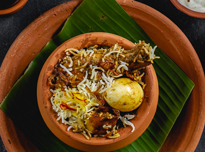 EGG Dum Biryani (2 PCS)