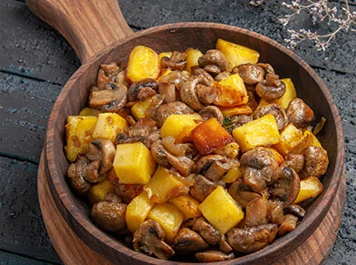 MUSHROOM (MATAR – KADHAI – PALAK)