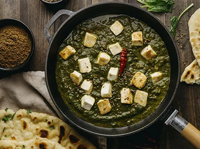 PALAK PANEER – KADHAI PANEER